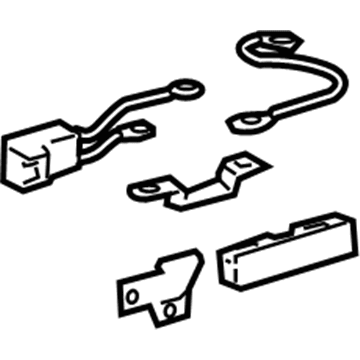 88605-48011 Toyota Harness Sub-Assembly, Wiring Air Conditioner Illustration 1 of 1