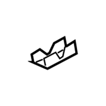 Toyota 75561-02020 Drip Molding Front Clip