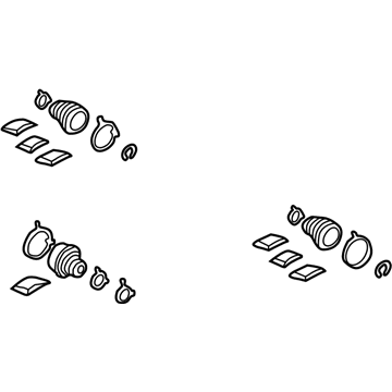 Toyota 04438-08080 Boots