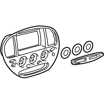 Toyota 84013-0C060 Control Bezel