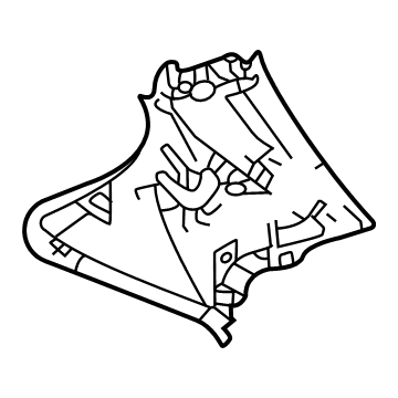 Toyota 62580-08080-B2 Rear Pillar Trim