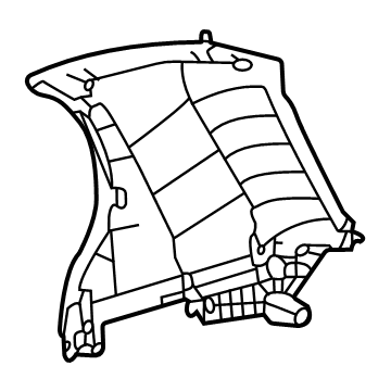 Toyota 62560-08110-A0 Pillar Trim