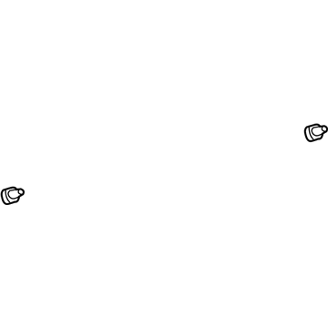 Toyota 90189-06227 Front Driver Speaker Nut