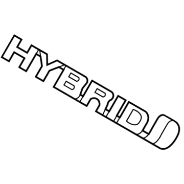 Toyota RAV4 Emblem - 75362-42031