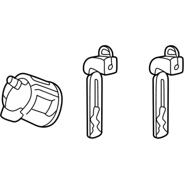 Toyota 69056-30310 Cylinder & Keys
