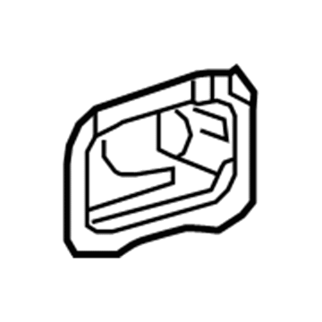 Toyota 67833-06120 Hole Cover