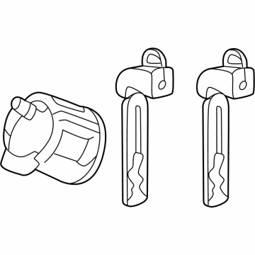 Toyota 69056-30310 Cylinder & Keys