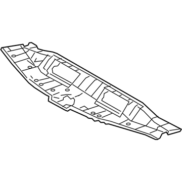 53295-06190 Toyota Sight Shield, Front Illustration 1 of 1