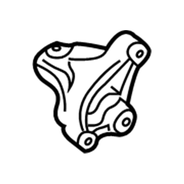 12315-0H080 Toyota Side Mount Bracket, Passenger Side Illustration 1 of 1