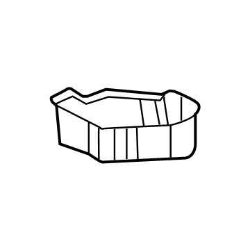 Toyota 73431-12010 Retractor Cover