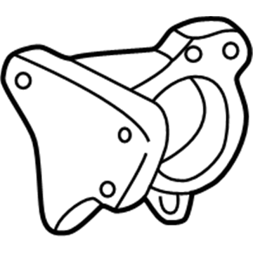 43457-20080 Toyota Support Bracket, Front Passenger Side Illustration 1 of 1