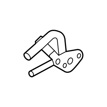 Toyota 16268-25040 Water Inlet Pipe