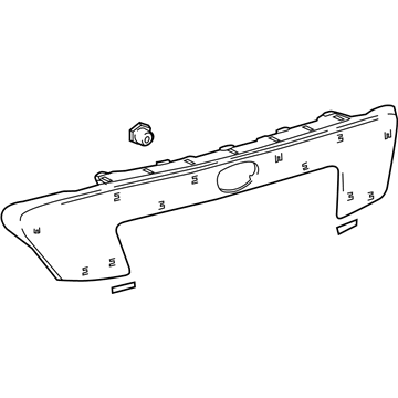 Toyota 76811-10900 Finish Molding