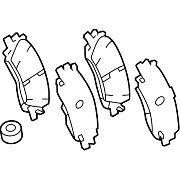 Toyota 04466-57010 Brake Pads