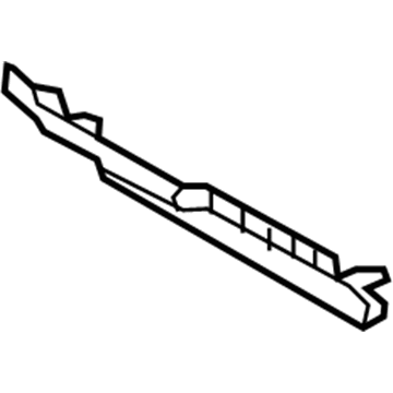 58128-33010 Toyota Floor Reinforcement, Driver Side Illustration 1 of 1
