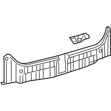 58387-06210-C0 Toyota Rear Panel Trim Illustration 1 of 1