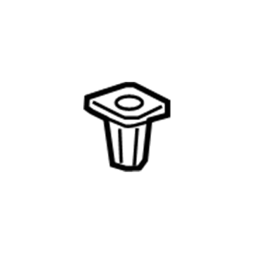 90467-10023 Toyota Pillar Trim Retainer Clip, Lower Illustration 1 of 1