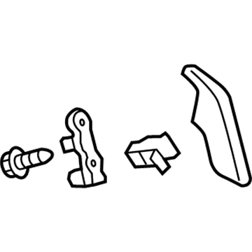 53921-06010-A0 Toyota Front Trim, Passenger Side Illustration 1 of 1