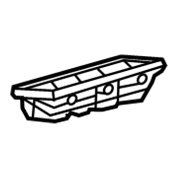 58831-06600 Toyota Switch Bezel, Front Illustration 1 of 1