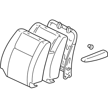 Toyota 71430-0C052-B2 Seat Back Assembly