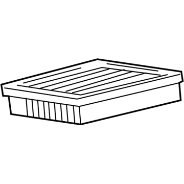 17801-37021 Toyota Air Filter Illustration 1 of 1
