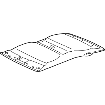 63310-0C090-B1 Toyota Headliner, Gray Illustration 1 of 1