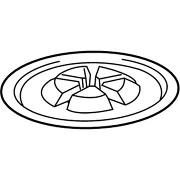 51939-0E010 Toyota Spare Cover, Rear Illustration 1 of 1