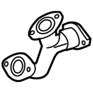 17403-31150 Toyota Exhaust Pipe Illustration 1 of 1