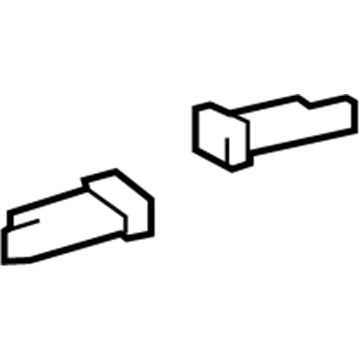 58966-30030 Toyota Hinge Shaft Illustration 1 of 1