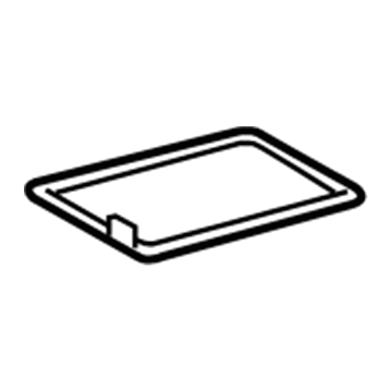 58917-06120 Toyota Storage Box Covering, Rear Illustration 1 of 1