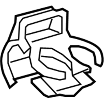 55604-02050-B0 Toyota Rear Cupholder, Dark Gray Illustration 1 of 1