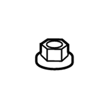 94151-80801 Toyota Bracket Nut Illustration 1 of 1