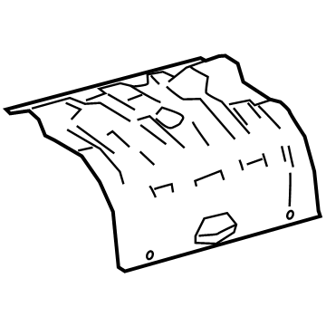 Toyota 58041-06020 Heat Shield