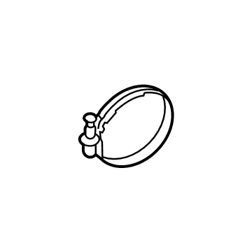 96111-10780 Toyota Intake Pipe Clamp Illustration 1 of 1