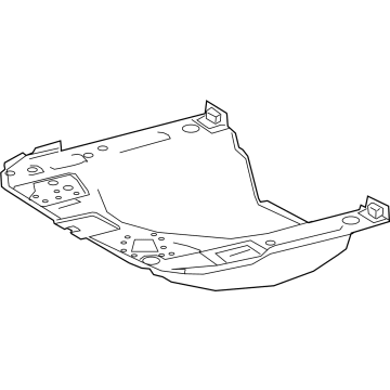 Toyota 58301-0A900 Rear Floor Pan