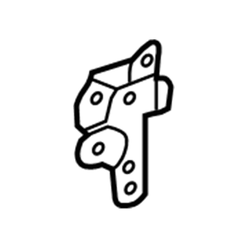 55375-06210 Toyota Instrument Panel Lower Bracket Illustration 1 of 1