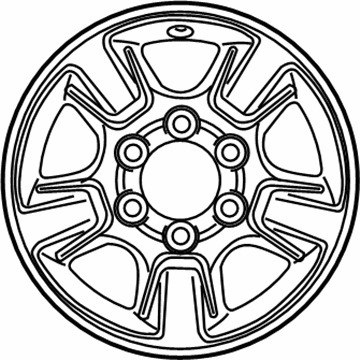 Toyota 42611-AF110 Wheel, Alloy