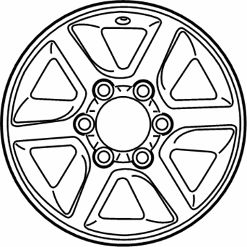 Toyota 42611-AF100 Wheel, Alloy