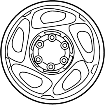 Toyota 42601-AF020 Wheel, Steel
