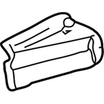 53731-02060 Toyota Upper Rail, Passenger Side Illustration 1 of 1