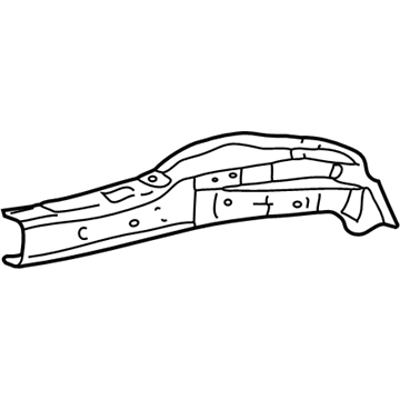 57111-02050 Toyota Side Rail, Passenger Side Illustration 1 of 1