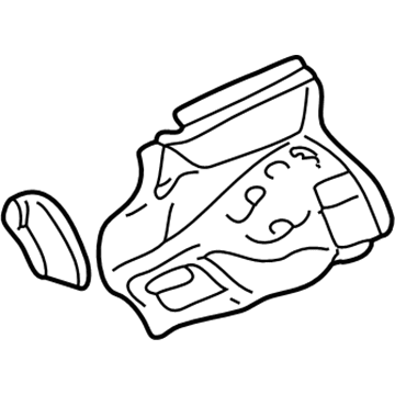 53711-02903 Toyota Front Panel, Passenger Side Illustration 1 of 1