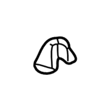 53737-12060 Toyota Upper Plate, Passenger Side Illustration 1 of 1