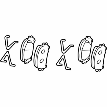 Toyota Grand Highlander Brake Pads - 04465-48260