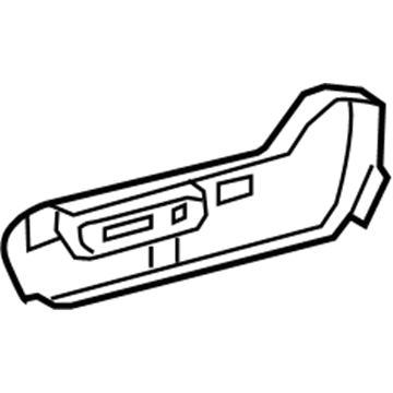 71811-0E080-B0 Toyota Outer Side Panel, Passenger Side Illustration 1 of 1
