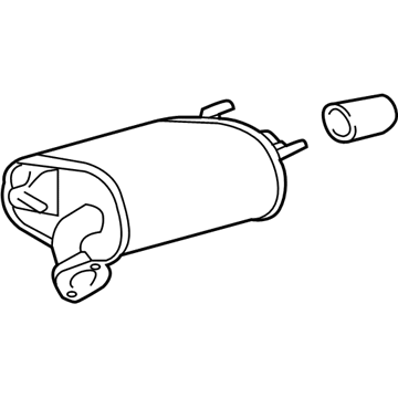 Toyota 17430-0V031 Muffler