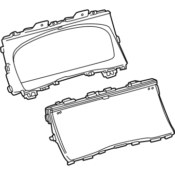 Toyota 83800-AQ040 Cluster Assembly