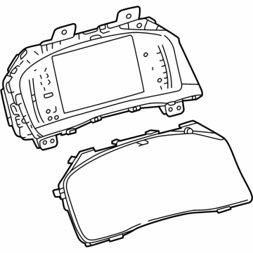 Toyota 83800-AQ020 Cluster Assembly