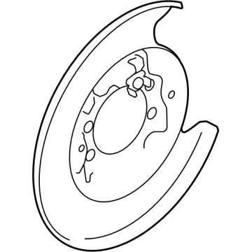 Toyota SU003-00640 Backing Plate