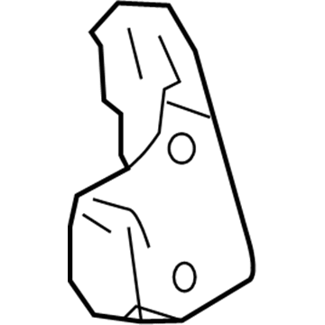 89668-52380 Toyota ECM Bracket Illustration 1 of 1